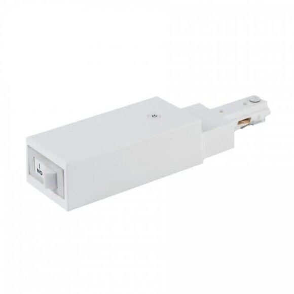 WAC Lighting THL-HLES-1A White H Track Current Limiter Single Live End - Slim - Picture 1 of 3